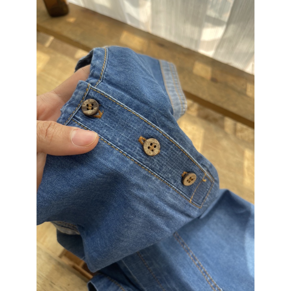 Váy jean bé gái,đầm denim dáng chữ A cho bé gái siêu đẹp,hàng việt nam xuất khẩu chuẩn loại 1