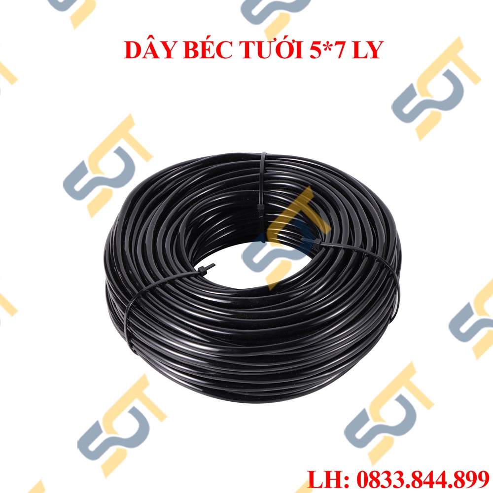 Dây nối ống mềm 5ly-7ly - béc tưới, phun sương (Nhà vườn, trồng trọt, nông nghiệp)