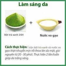 Bột Trà Xanh 40g TG FOODS dùng đắp mặt, tạo màu chè, thạch