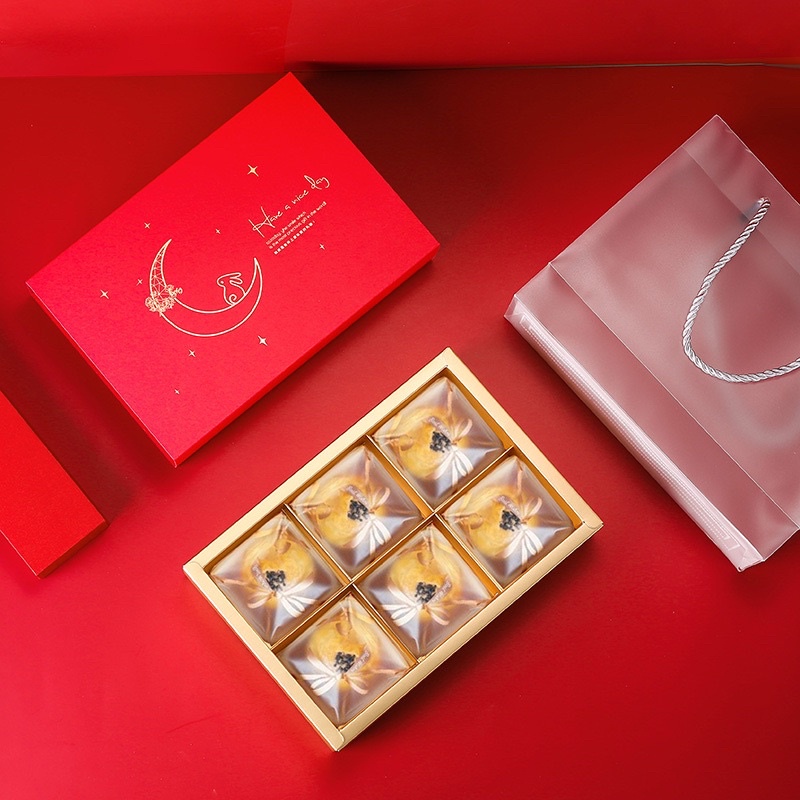 10 bộ bỏ túi hộp 6 bánh 75 gam mẫu Thỏ ngọc