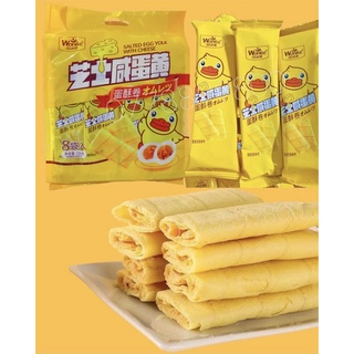 Bánh quế trứng muối phô mai con vịt 128gram