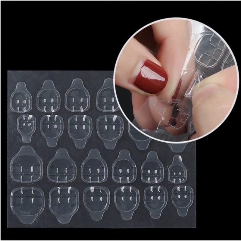 [Hàng có sẳn] Miếng dán móng silicon bảo vệ móng