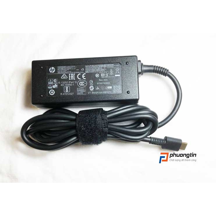 Adapter sạc zin HP Type C 45W 5V – 2A / 12V – 3A / 15V – 3A