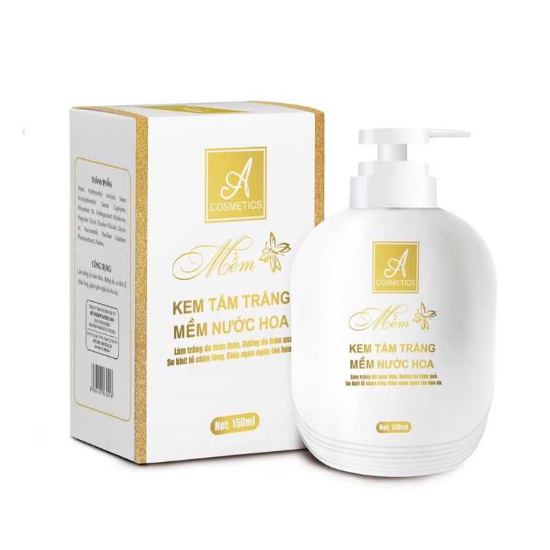 (Dat mới chính hãng 100%) Tắm trắng da mềm nước hoa A pháp 150ml