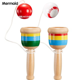 Mermaid Classic Wooden Kendama Cup Ball Toss Catching Educational Funny