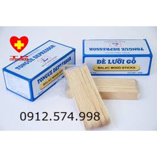 Đè lưỡi gỗ Balac (100 cái/hộp)