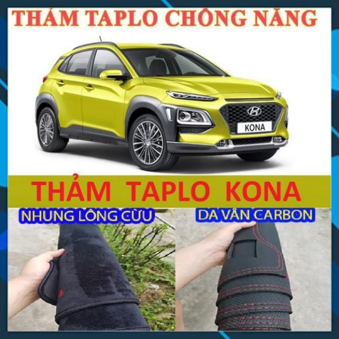 THẢM TAPLO HUYNDAI KONA LÓT TAPLO XEHƠI CAO CẤP HÀNG 3 LỚP CÓ CHỐNG TRƯỢT BẢO HÀNH 24 THÁNG DA VÂN CARBON NHUNG LÔNG CỪU