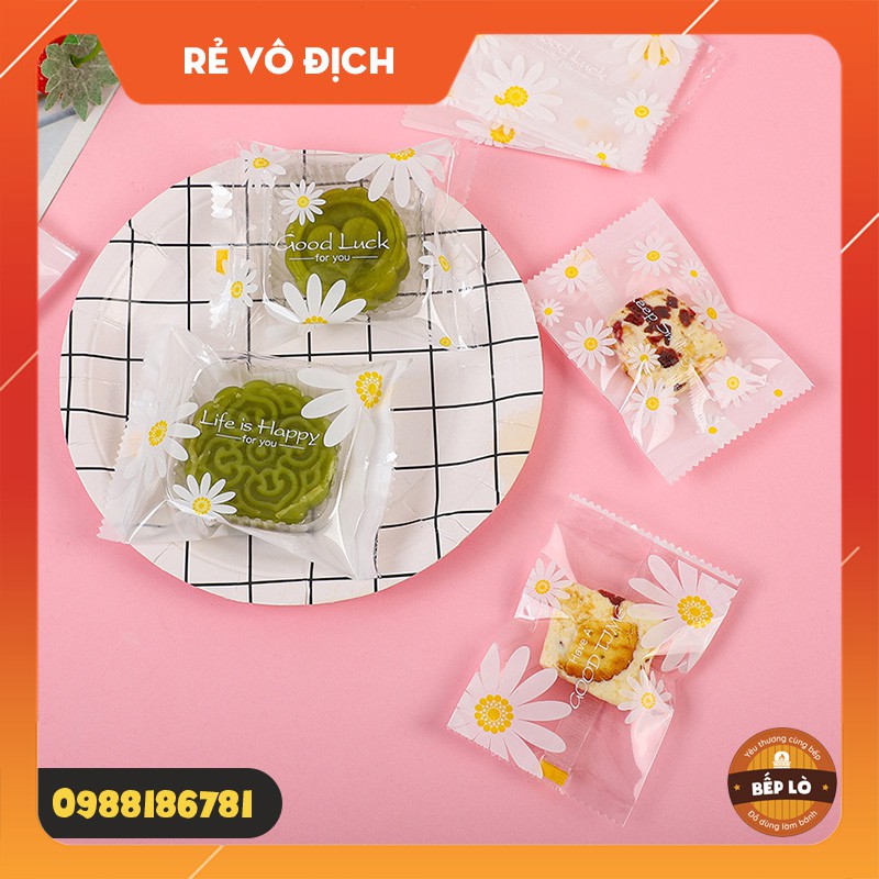 Túi bánh Trung Thu Hoa Cúc Trắng (15gr | 50gr | 75gr | 100gr) SIÊU ĐẸP - HÀNG MỚI VỀ