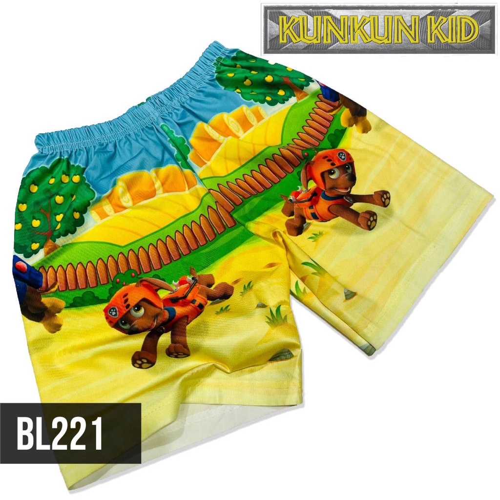 Quần áo bé trai Thun lạnh hình Biệt Đội Chó Cứu Hộ size đại từ 10-60kg Kunkun Kid BL221