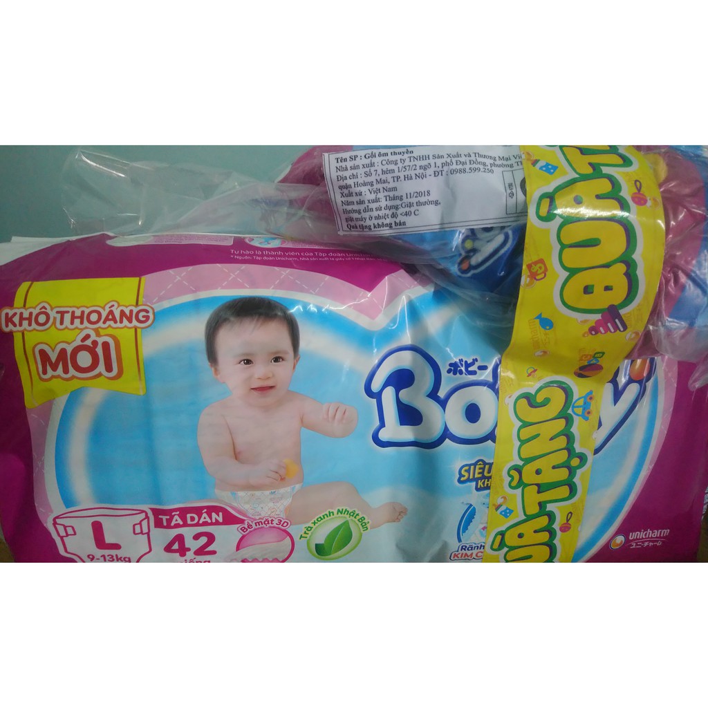 Tã dán Bobby Fresh siêu mỏng L42 (9-13kg) - 42 miếng