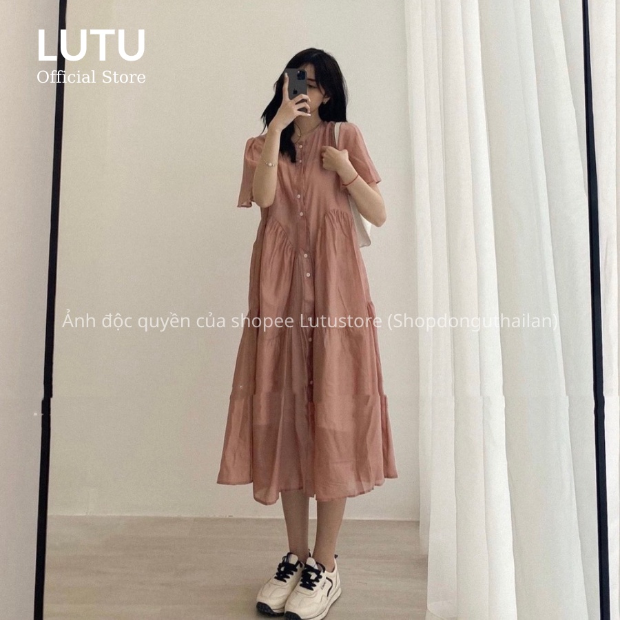 Váy Tơ Lụa Babydoll Xòe Tầng Dáng Dài Maxi Kèm Váy Hai Dây