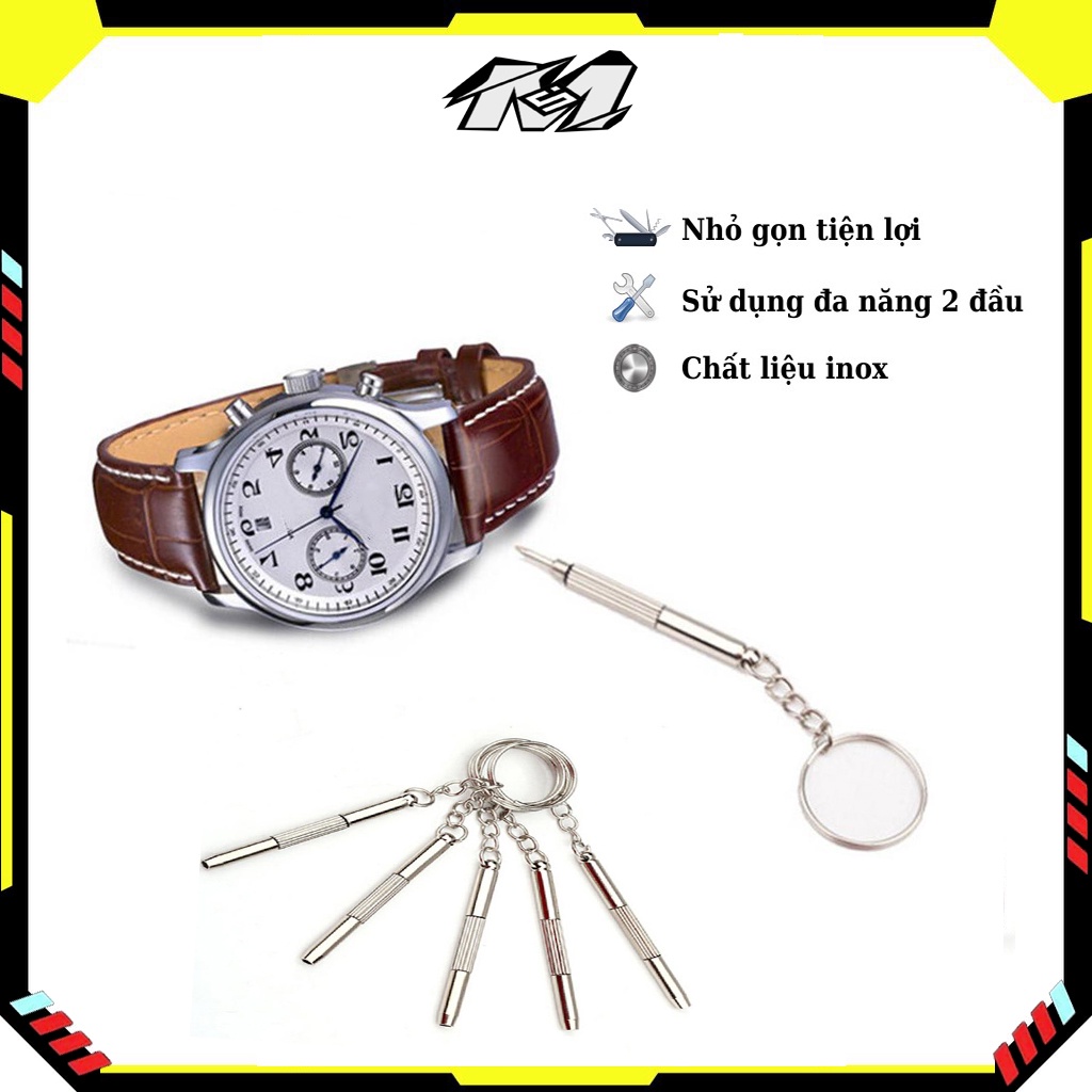 Tua Vít Đa Năng 2 Đầu Misi_Gaming - Đầu 4 Cạnh và 2 Cạnh và Có Móc Treo Làm Chìa Khóa