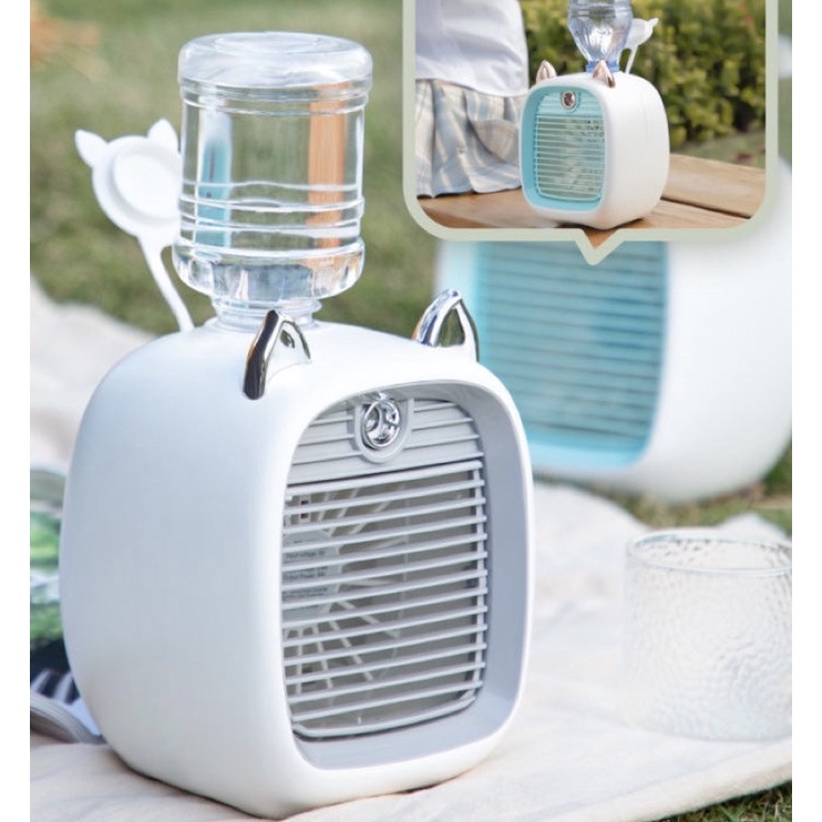 Quạt Đá Điều Hòa Hơi Nước Mini Để Bàn - Quạt Điều Hòa Mini
