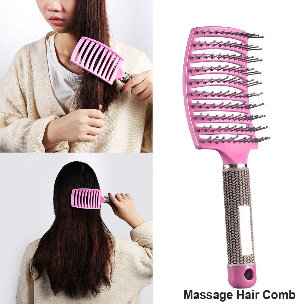 Lược Chải Tóc Xoăn / Thẳng Chống Tĩnh Điện Chuyên Dụng Cho Salon