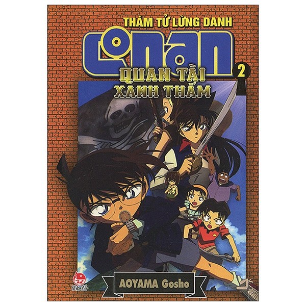 Sách - Truyện  Thám Tử Lừng Danh Conan Hoạt Hình Màu: Quan Tài Xanh Thẳm Tập 2