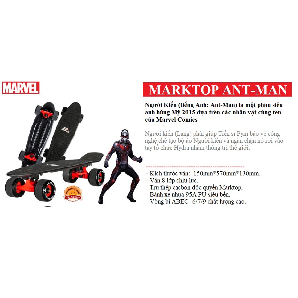 Vũ trụ ván trượt Marvel hàng xịn, cao cấp (các loại - tùy chọn)
