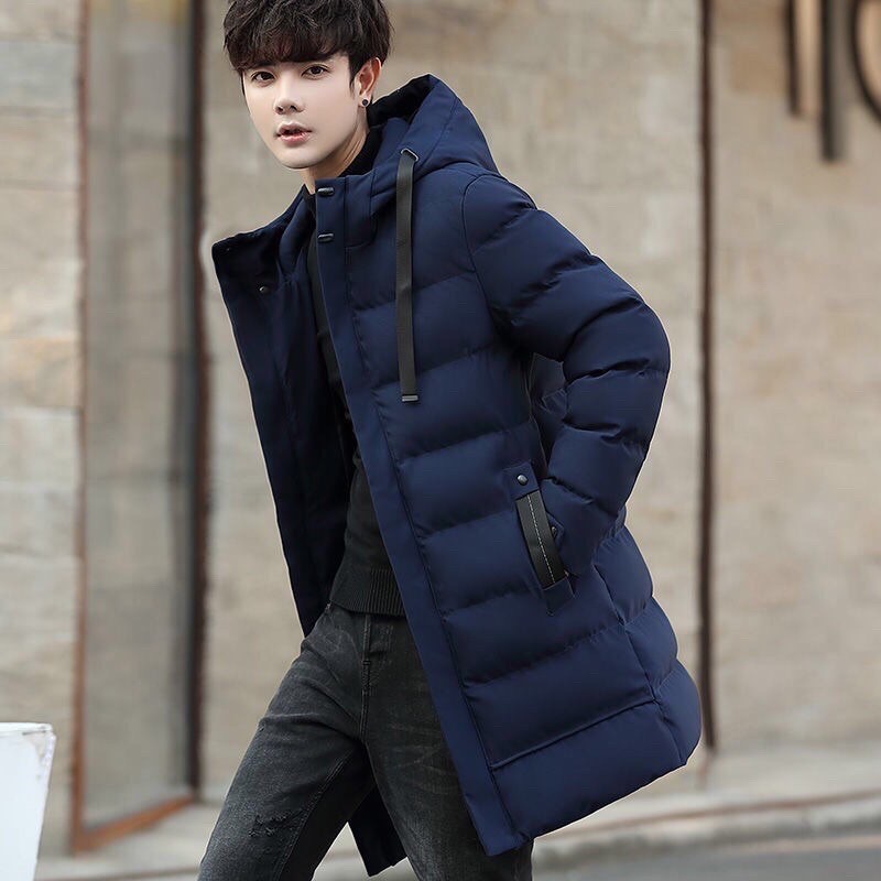 Áo Phao Dáng Dài Nam Đại Hàn - Thời Trang Thu Đông Quảng Châu Cao Cấp