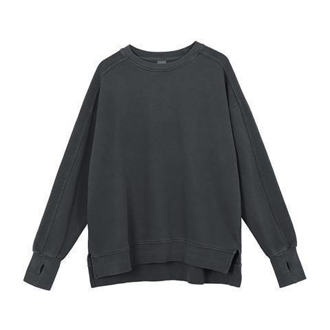 Áo Khoác Sweater Tay Dài Oversize Phong Cách Thời Trang Âu Mỹ Dành Cho Nữ