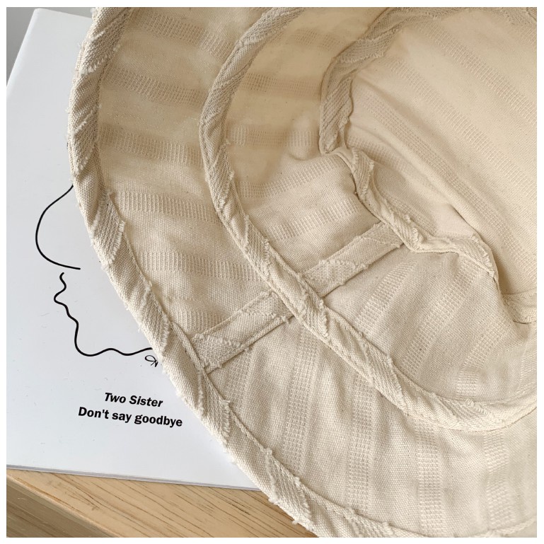 Mũ bucket cao cấp chất gân họa tiết ô vuông nổi