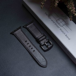 Dây Da Apple Watch - Da Vegtan Đen