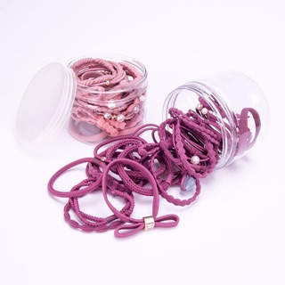 Set dây buộc tóc 24 chiếc khác nhau.