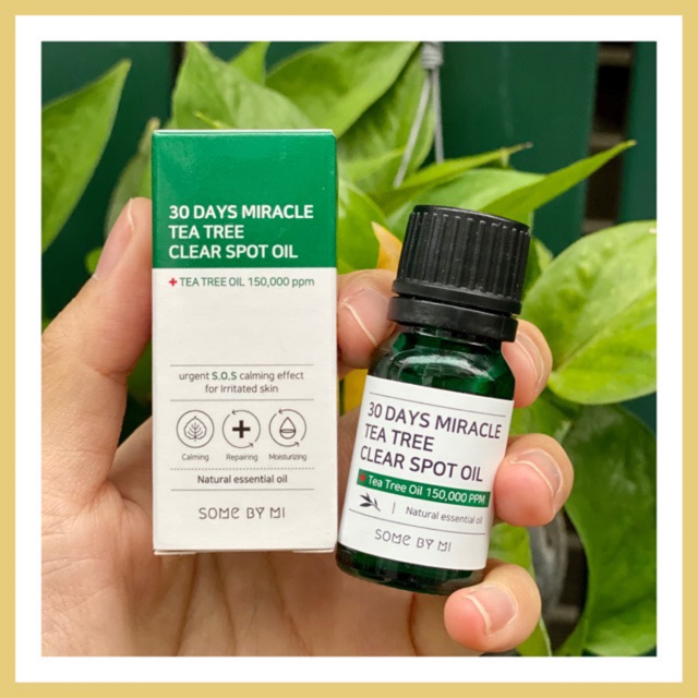 Tinh Dầu Tràm Trà Some By Mi 30 Days Miracle Tea Tree Clear Spot Oil 10ml