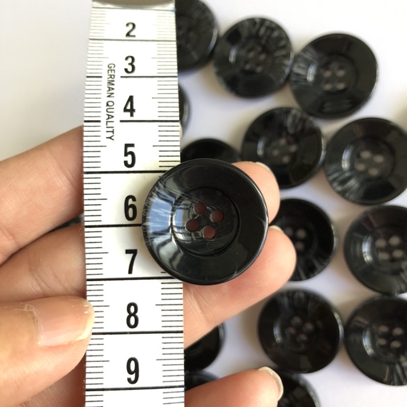 Cúc nút nhựa cao cấp hàng công ty, Khuy nút áo 4 lỗ phù hợp áo vest nam và nữ, quần tây, áo khoác măng tô, áo khoác dạ