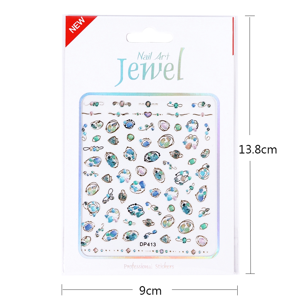 [Hàng mới về] Miếng dán trang trí móng tay lấp lánh
