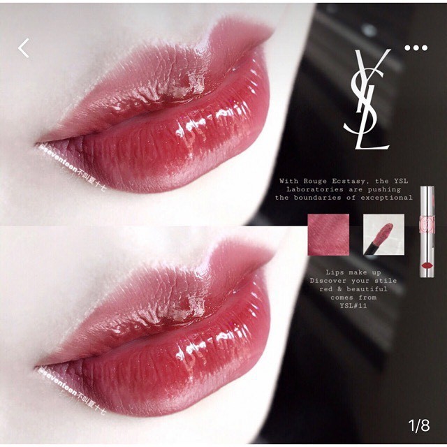 Son kem YSL Volupte Liquid Color Balm màu 11 - Hook Me Berry | BigBuy360 - bigbuy360.vn