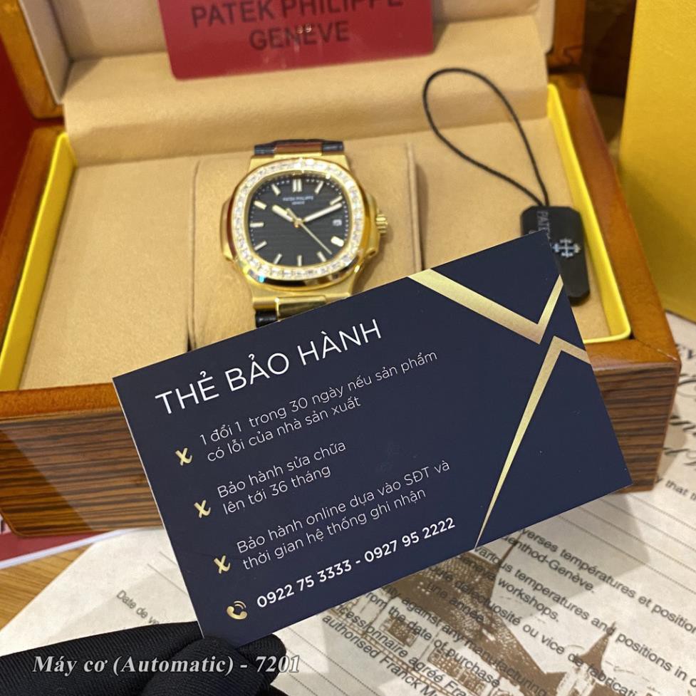 [ĐỒNG HỒ CƠ] Đồng hồ nam PP - Viền đá SIÊU CẤP - Bảo hành 24th - chống thấm nước | BigBuy360 - bigbuy360.vn