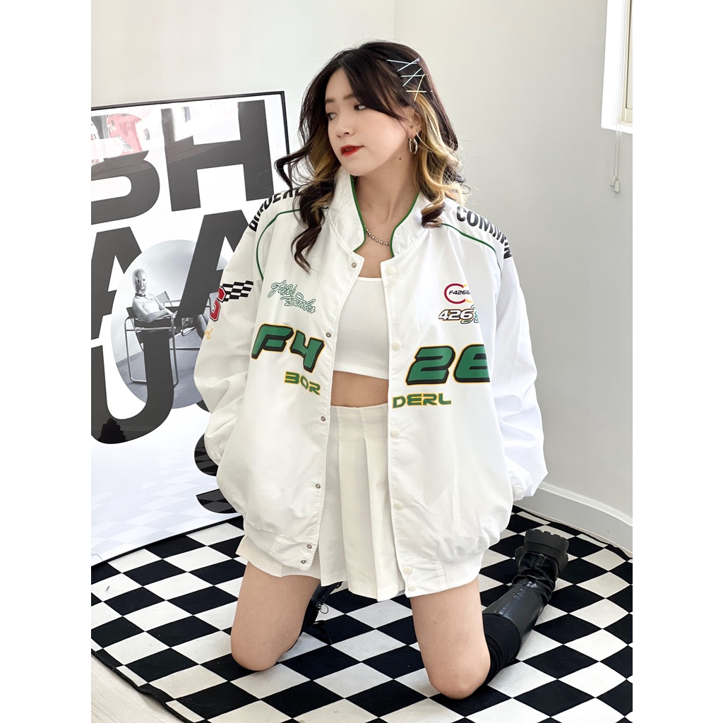 Áo khoác Bomber Jacket F426 unisex nam nữ