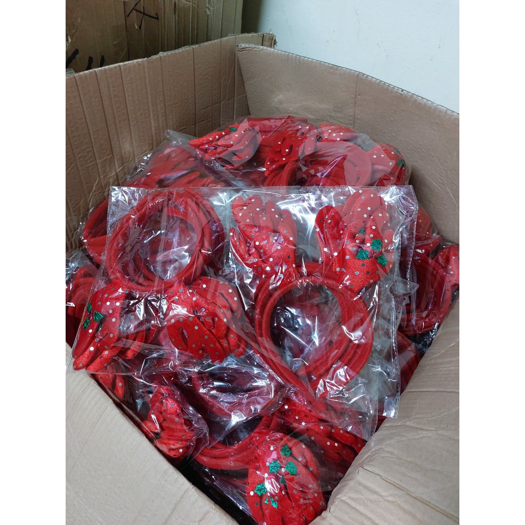 Bờm tóc noel tuần lộc, bờm lò xò