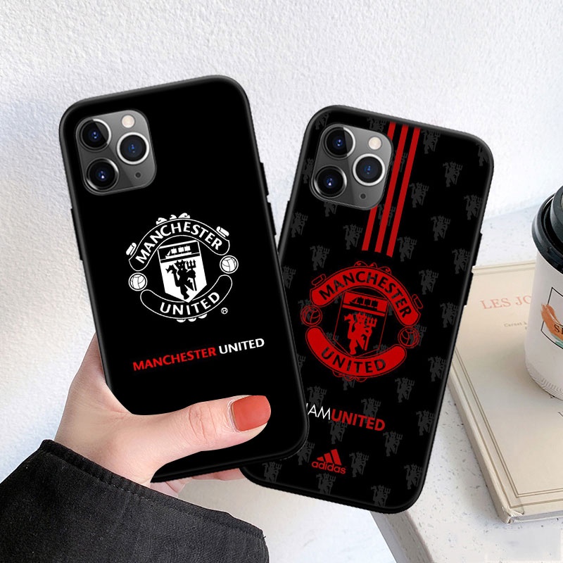 Ốp điện thoại silicon mềm mẫu Manchester United thích hợp cho IPHONE 5 5S 6 6S 7 8 11 PRO MAX PLUS SE XR DX62