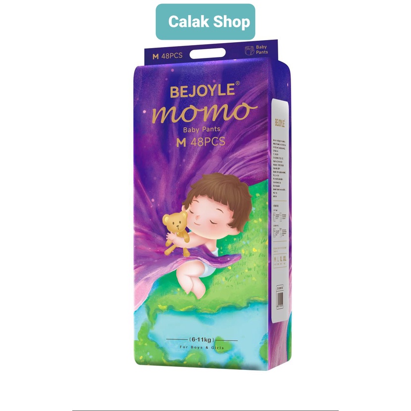 Tã/Bỉm dán/quần Bejoyle Momo size S56/M48/L42/XL38/XXL36