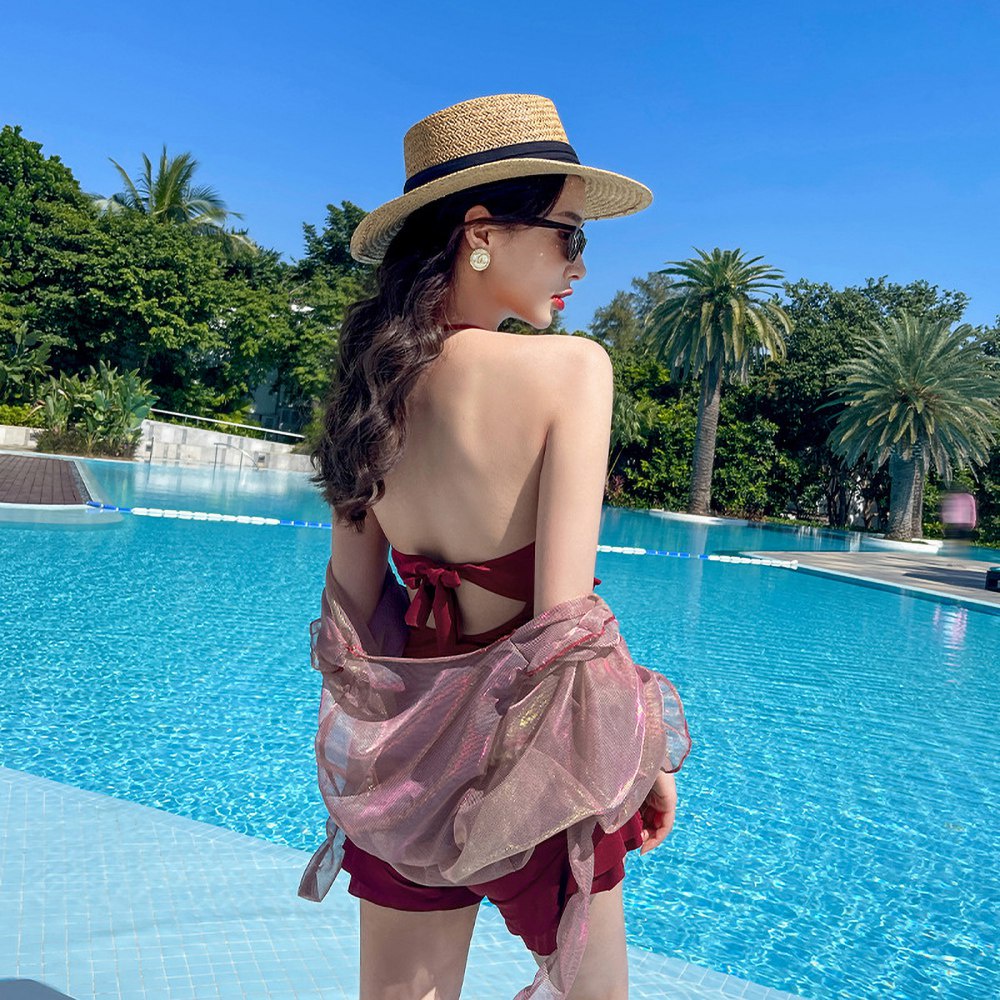 Đồ Bơi Một Mảnh Lưng Cao Cho Nữ