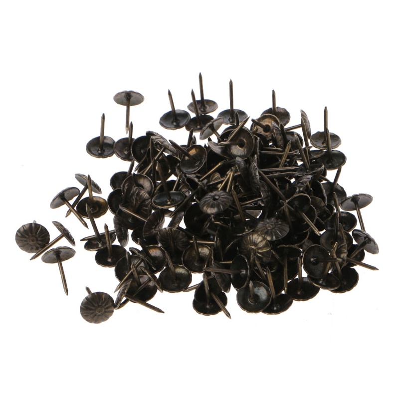 Set 500 Đinh Ghim Tròn Bằng Kim Loại Dùng Trang Trí Nội Thất DIY
