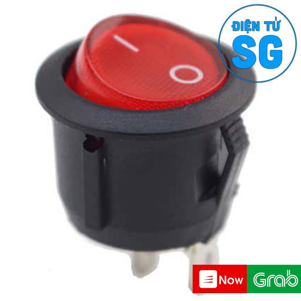 Công tắc bập bênh tròn KCD5 15mm - 92EV