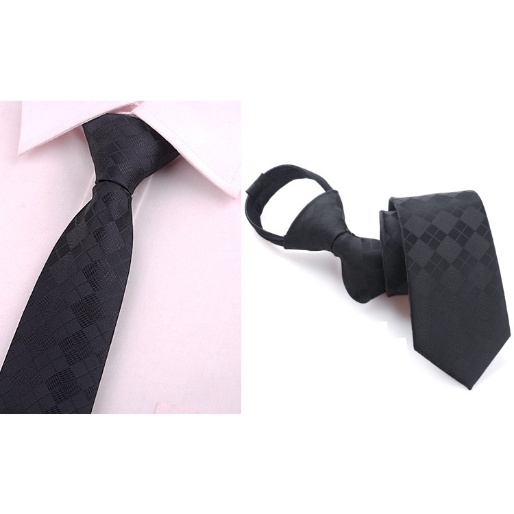 Cà vạt 6cm thắt sẵn cao cấp phong cách Hàn Quốc, Cavat MC, Cravat chú rể, Calavat dự tiệc, Cravat chụp ảnh CV-6306