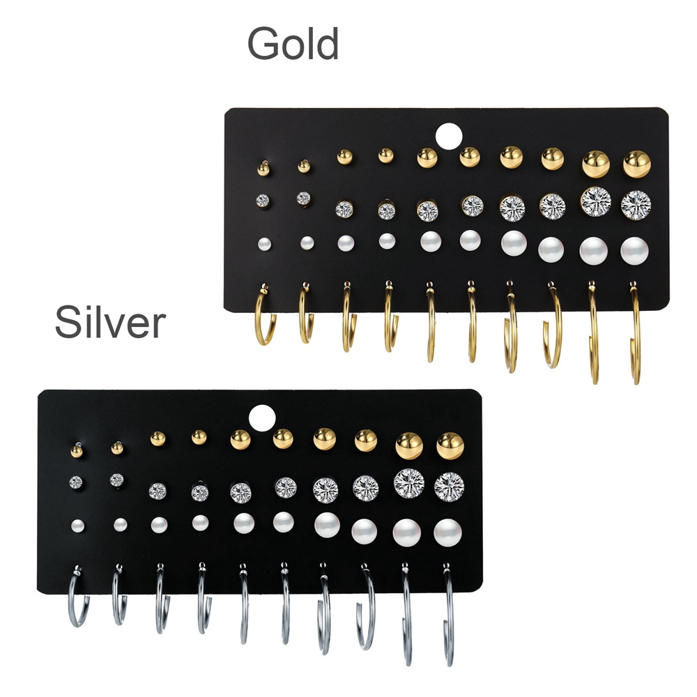 Bộ Khuyên Tai Kiểu Dáng Tối Giản Cho Nữ