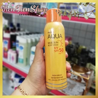 Xịt chống nắng Aqua base sun spf 50 thái lan