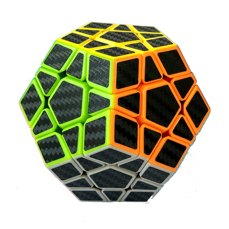 Đồ chơi Rubik Megaminx Zcube Carbon - Rubik 12 Mặt (Rubik Biến Thể) Quay Trơn Mượt Phát Triển IQ