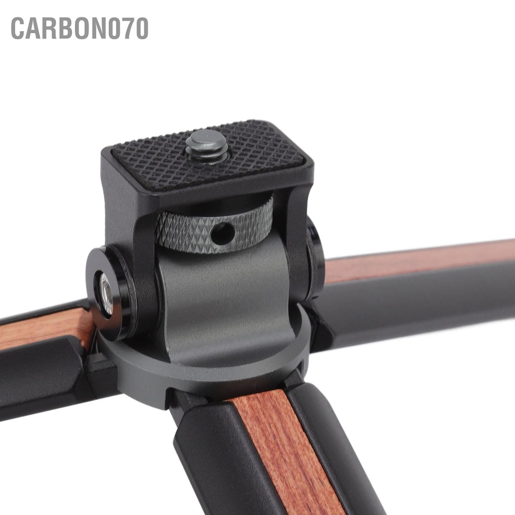 Carbon070 Chân máy ảnh mini Hợp kim nhôm để bàn di động có đầu bi cho Vlog Travel Selfie