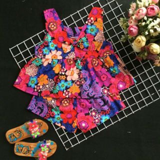 Bộ kate thái nơ lưng size đại cho bé gái