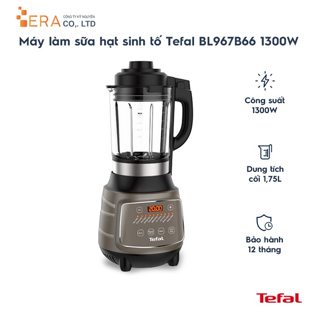 Máy làm sữa hạt sinh tố Tefal BL967B66 1300W