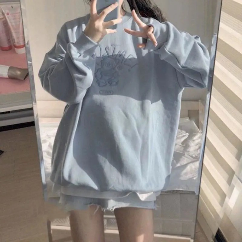 ÁO HOODIE THÊU 3 CHÚ GẤU FULL MÀU XINH XẮN NHÀ NA | BigBuy360 - bigbuy360.vn