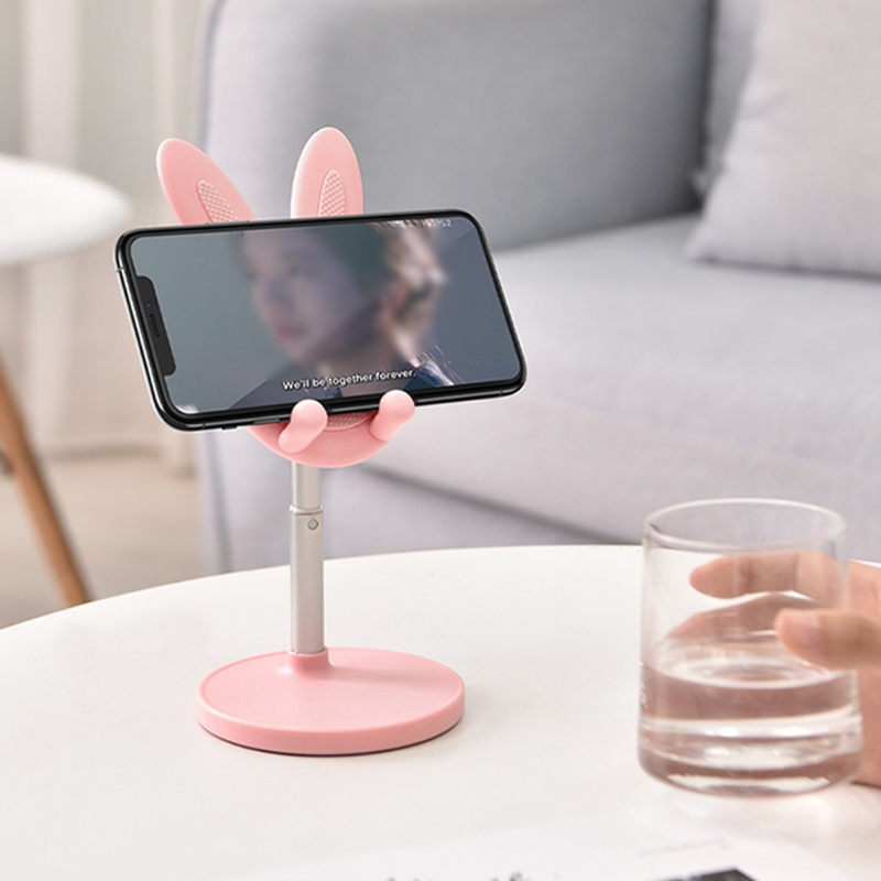 Giá Đỡ Nâng Và Hạ Dưới Tai Thỏ Dễ Thương Đa Năng Có Thể Điều Chỉnh