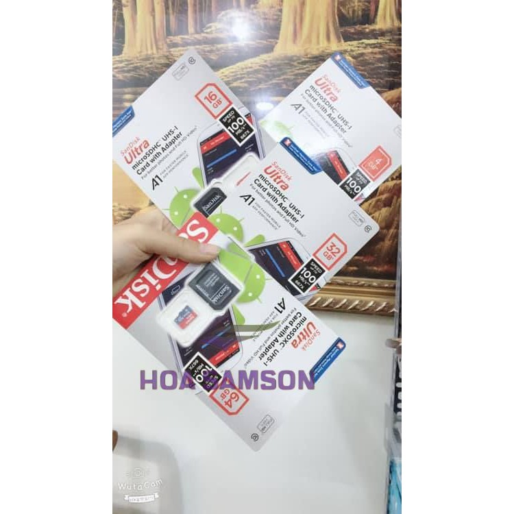 Thẻ nhớ sandisk 64GB /32Gb/16GB/8GB dùng điện thoại, máy ảnh - Thẻ nhớ tốc độ cao Class 10 Ultra 667x 100MB/s