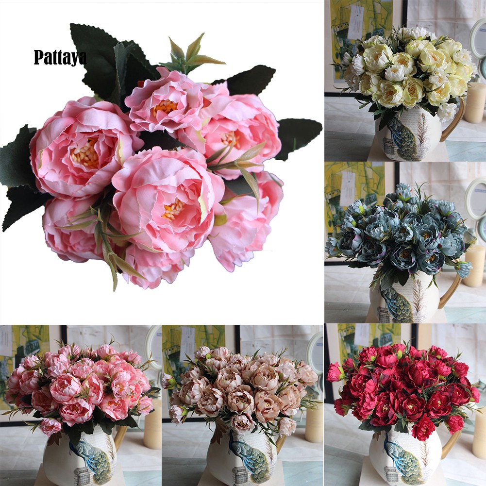 1 Bó Hoa Nhân Tạo Dùng Cho Trang Trí Tiệc DIY