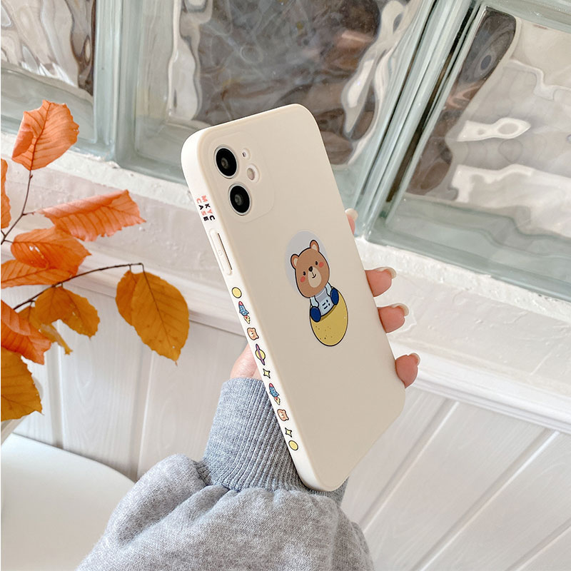 Ốp điện thoại mềm in hình phi hành gia cho iPhone 6 7 8 8plus X XS XR 11 12 XMax | BigBuy360 - bigbuy360.vn