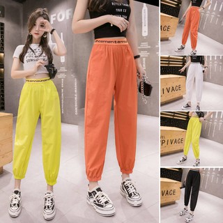 💕quần nữ hàn quốc plus size thể thao jogger harem quần dài